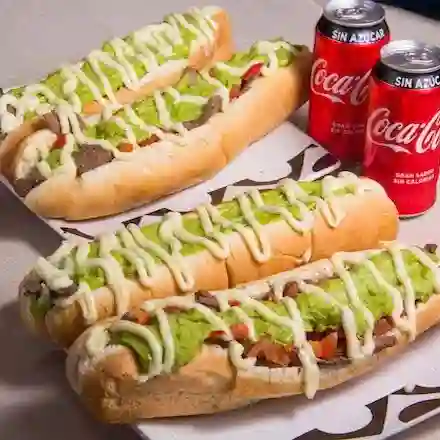 Promo 4 Ases Italianos y 2 Bebidas 350ml