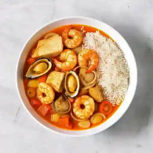 Sudado De Pescado Con Ostiones Y Camarones