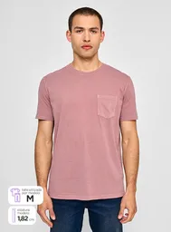 Camiseta Manga Corta Cn Dristol Cah Rosado L Ss24