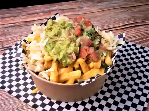 Papas Fritas con Guacamole