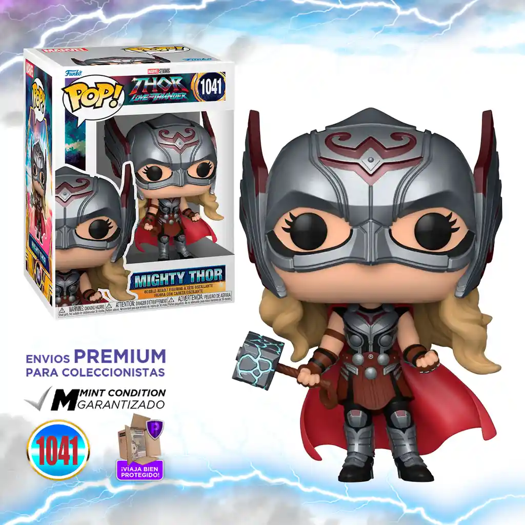 Funko Pop Figura Colecionable Marvel Thor Love And Thor 1041