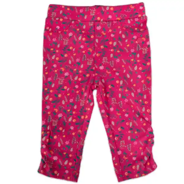 Calza Estampado Bebé Niña Fucsia Talla 18 M Pillín