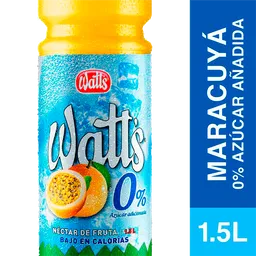 Watts Nectarmaracuya 0% Azucar Anadida 1.5 Litros