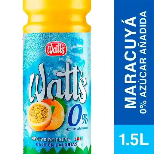 Watts Nectarmaracuya 0% Azucar Anadida 1.5 Litros