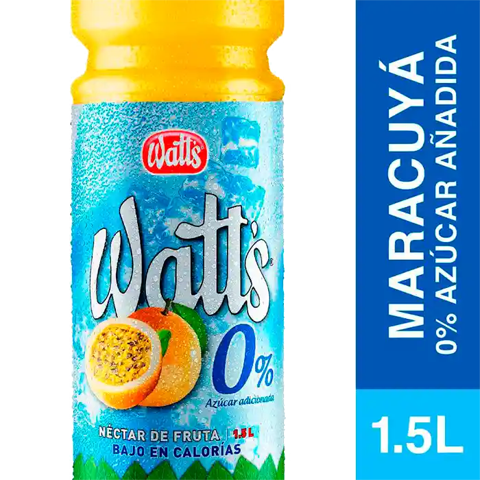 Watts Nectarmaracuya 0% Azucar Anadida 1.5 Litros