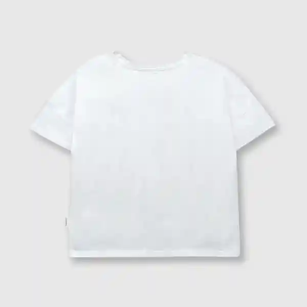 Polera Libro de La Selva de Niña White Talla 10A Colloky