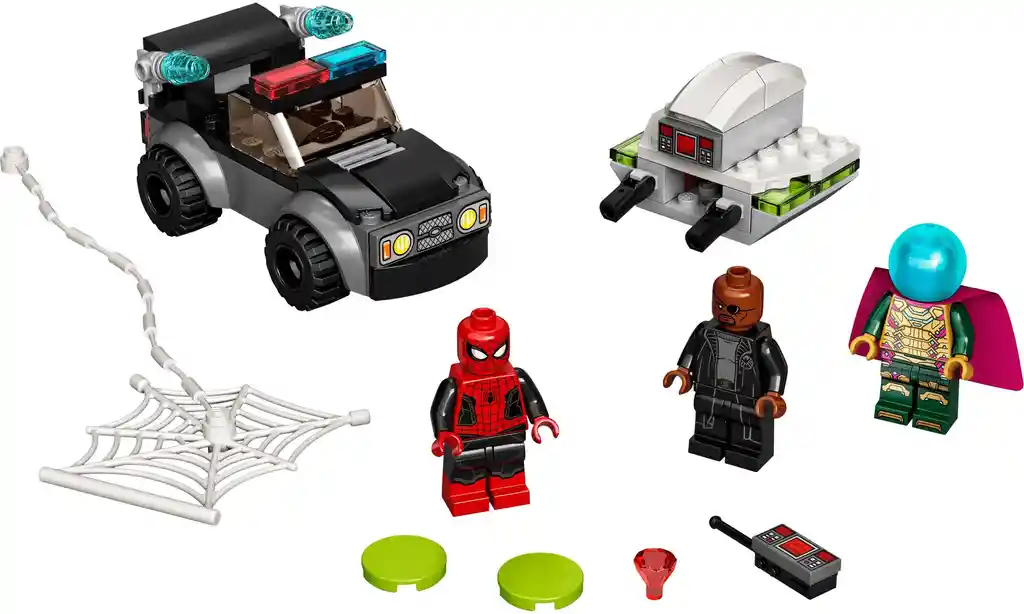 Lego Set de Construcción Spiderman Ataque Del Dron de Mysterio