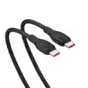 Baseus Cable Carga Rápida Tipo-C a Tipo-C de - 100W Negro 1.2 m