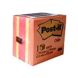 Post-It Notas Adhesivas Cubo Chico Colores 3m 2051