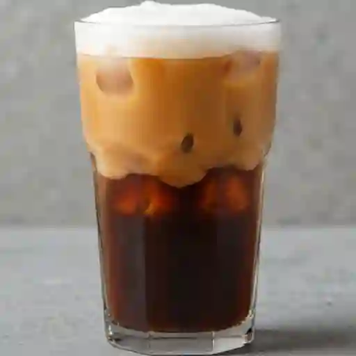 Iced coffee latte