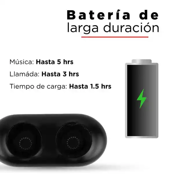 Miniso Audífonos Inalámbricos a Prueba de Agua Mod Q66 Negro