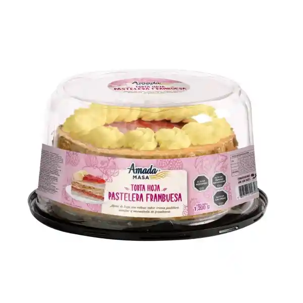 Amada Masa Torta Hoja Frambuesa