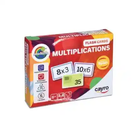 Cayro Juego de Mesa Flash Card Multiplication - 126075510