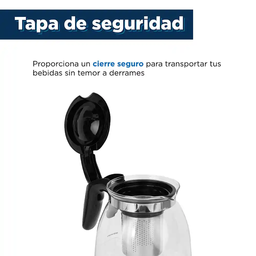 Miniso Tetera Negra 900ml Productos Cocina