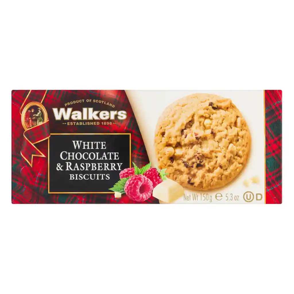 Walkers Galleta Chocolate Blanco Y Frambuesa