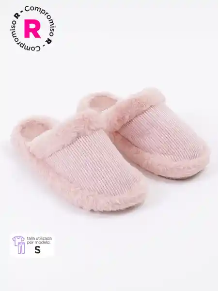 Marquis Zapatos Line Plush Rosa M V26