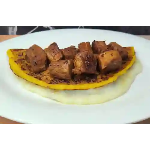 Cachapa con Queso - Cerdo Frito