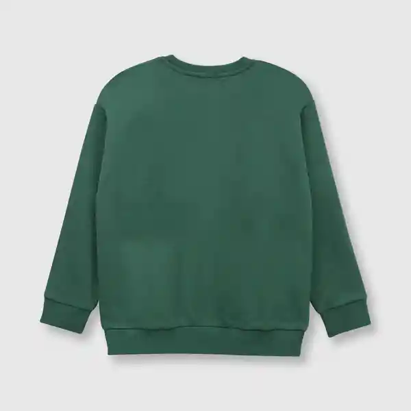 Polerón de Niño Estampado Verde Musgo Talla 2A Colloky