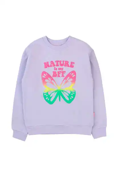 Polerón Niña Cerrado Day to Day Kids Lila 02 742