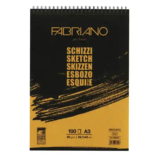 Fabriano Block Esbozo 29 x 42 cm 100 Hojas 90 g