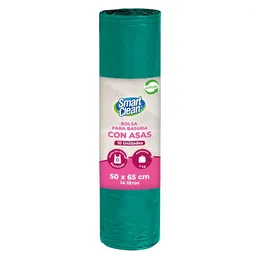 Smart Clean Bolsa Basura Con Asas 50 x 65