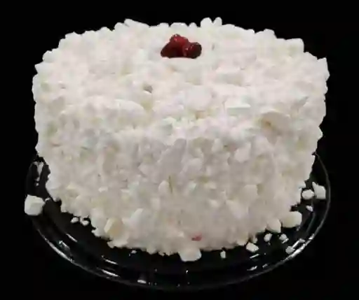 Porción torta merengue frambuesa