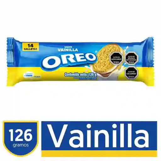 Oreo Galletas de Vainilla con Relleno Sabor Vainilla