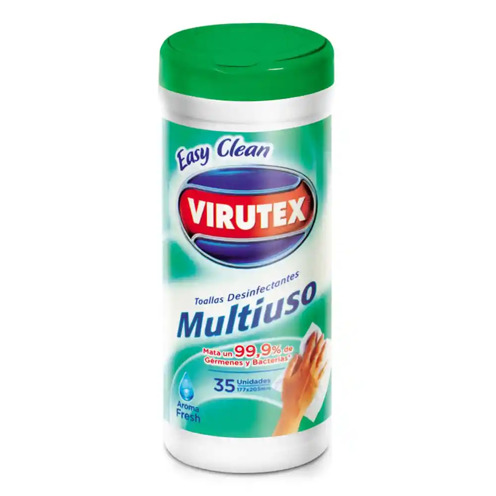 Virutex Toallas Desinfectantes Multiusos Easy Clean