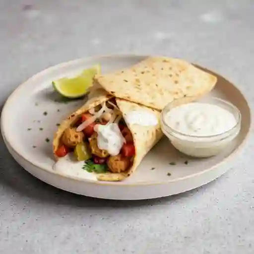 Shawarma De Pollo Falafel