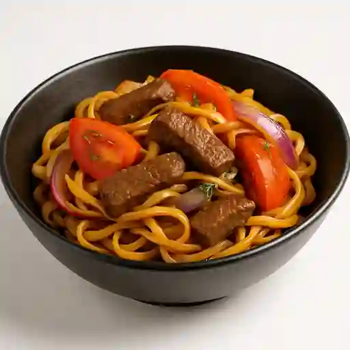 Fettuccini Salteado de Carne