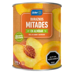 Duraznos en Mitades Producto Nacional