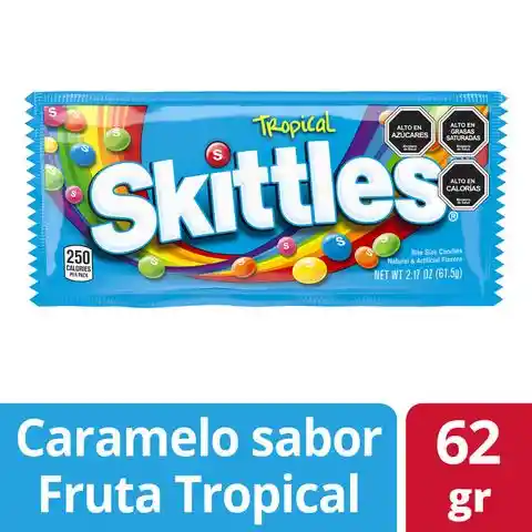 Skittles Caramelos Suaves Confitados Sabor a Fruta Tropical