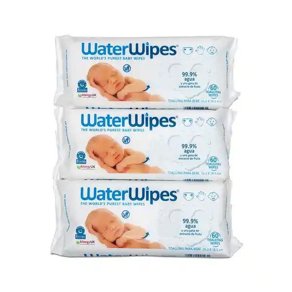 Waterwipes Toallitas Húmedas para Bebés