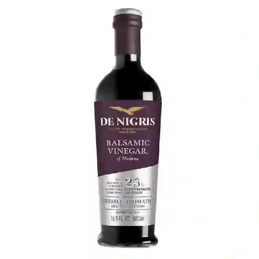 De Nigris Vinagre Aceto Balsámico Superior. 25% de Mosto I.G.P