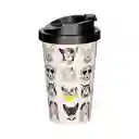 Vaso Térmico Plástico Con Diseño 400 mL