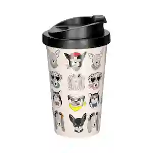 Vaso Térmico Plástico Con Diseño 400 mL