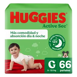 Huggies Pañal Active Sec G