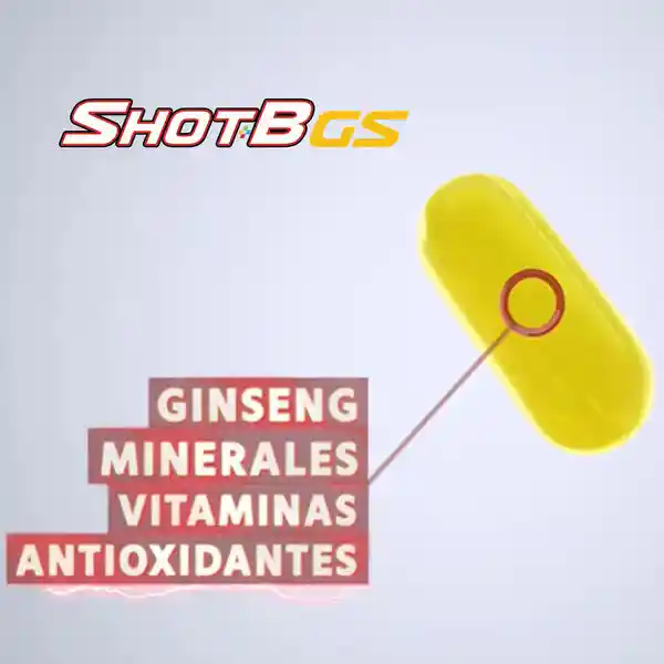 Shot B Queremos Cuidarte 3 X 2 Shot B:Gs Ginseng Multivitaminic