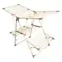 Tendedero Metálico Horizontal Plegable de Piso 156 x 61 x 99 cm