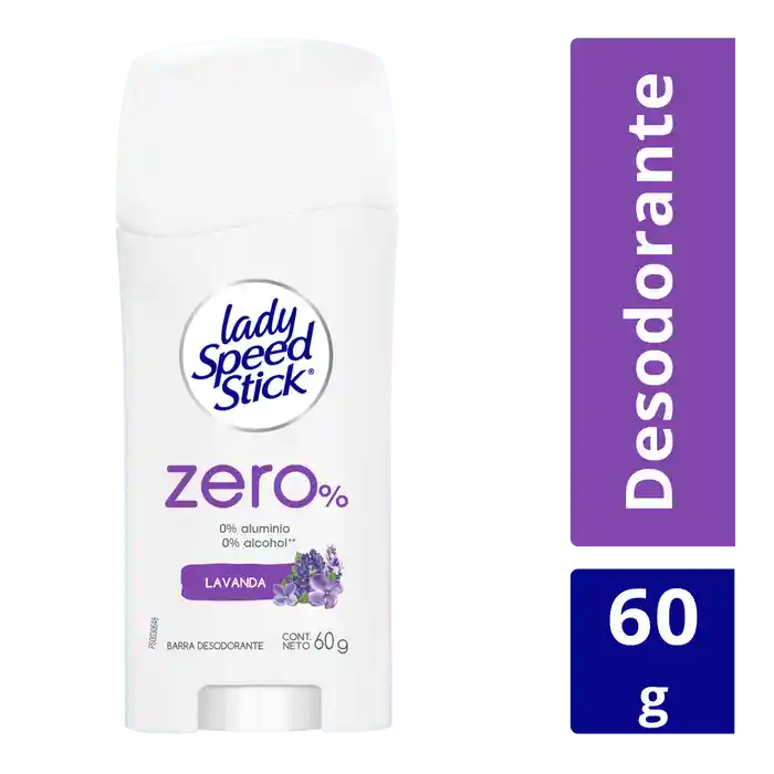 Desodorante Lady Speed Stick Zero% Lavanda en Barra 60 g