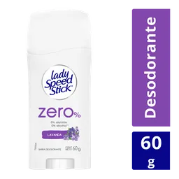 Desodorante Lady Speed Stick Zero% Lavanda en Barra 60 g