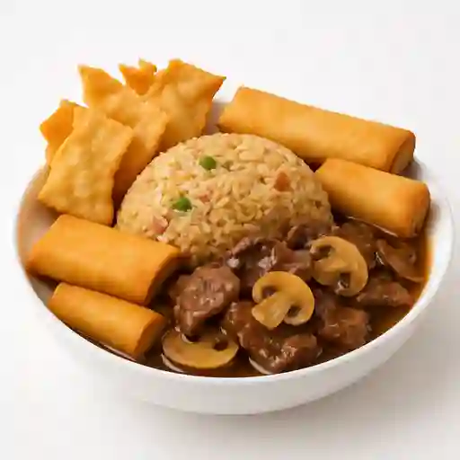 Colacion Carne Sola con Champiñones