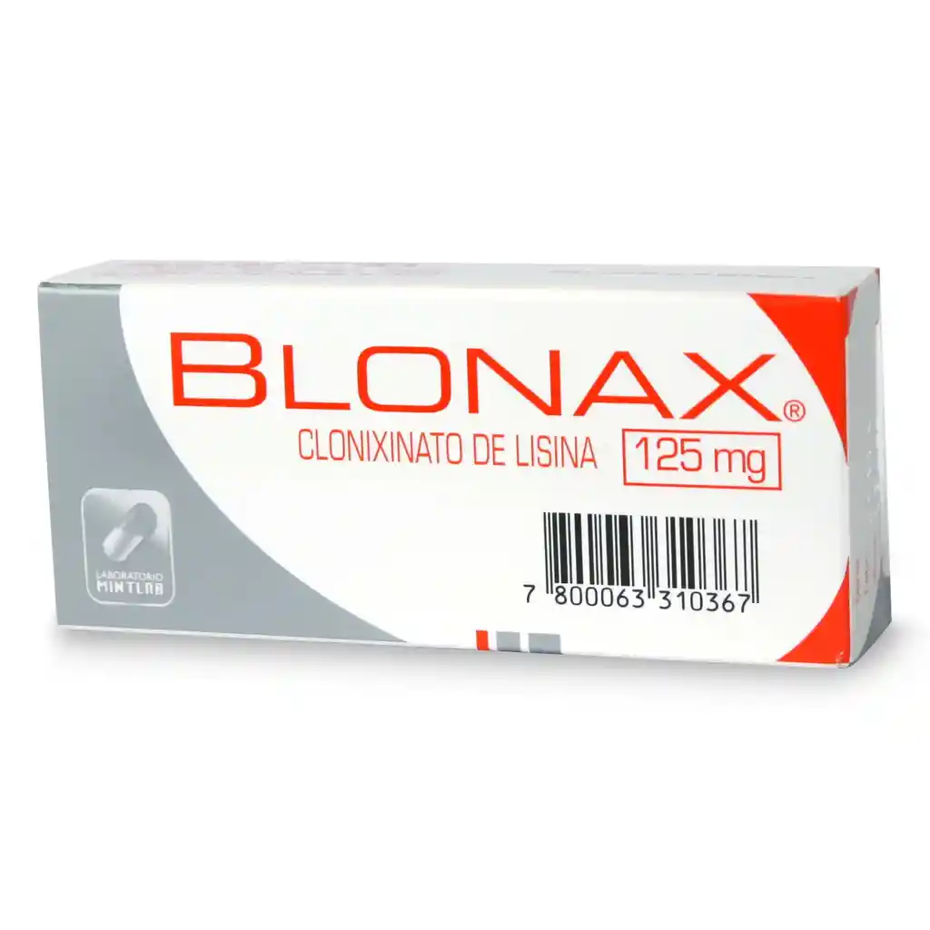 Clonixinato Blonax De Lisina 125 Mg X 10 Unidades