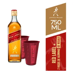 Johnnie Walker Kit Whisky Red + Vasos