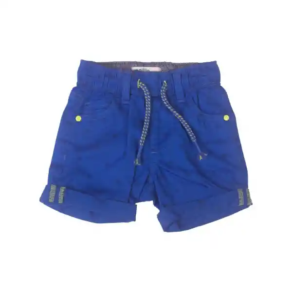 Bermuda Bebe Niño Azul Pillin 24 M