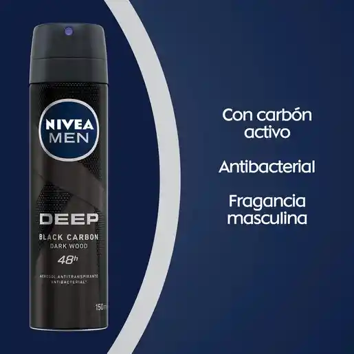 Nivea Men Antitranspirante Deep Dry & Clean Feel