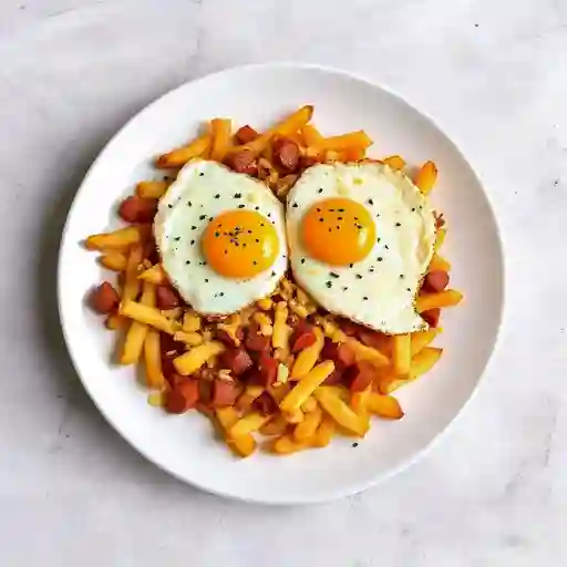 Papas Fritas Baston Con Chorizo-Gigante