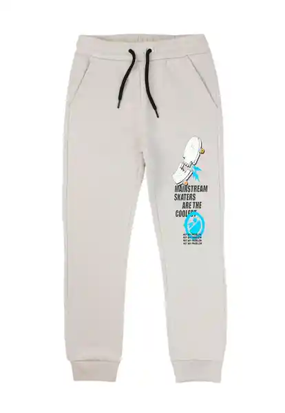 Pantalón Kids Sport Liberty 252 Niño Gris Talla 6 Años Ficcus