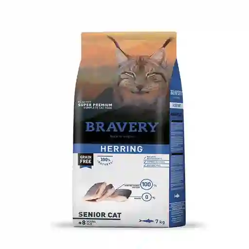 Bravery Alimento Gato Herring Senior