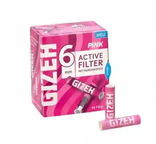 Gizeh Filtro Active Filter Pink 6 mm